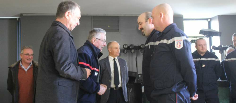 Les sapeurs-pompiers promus