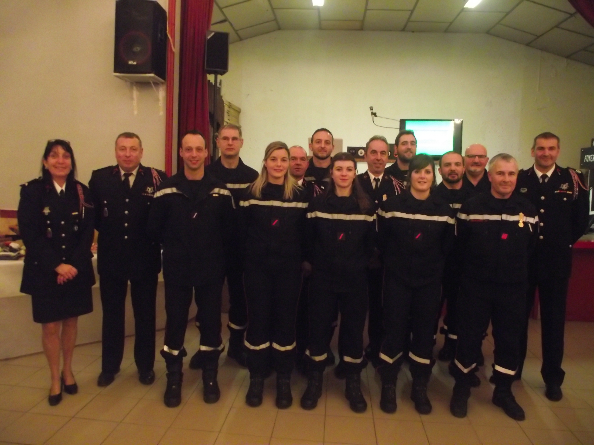 De nombreux sapeurs-pompiers ont été médaillés ou nommés à de nouveaux grades lors de la cérémonie   Crédit Photo Lionel Lemaire