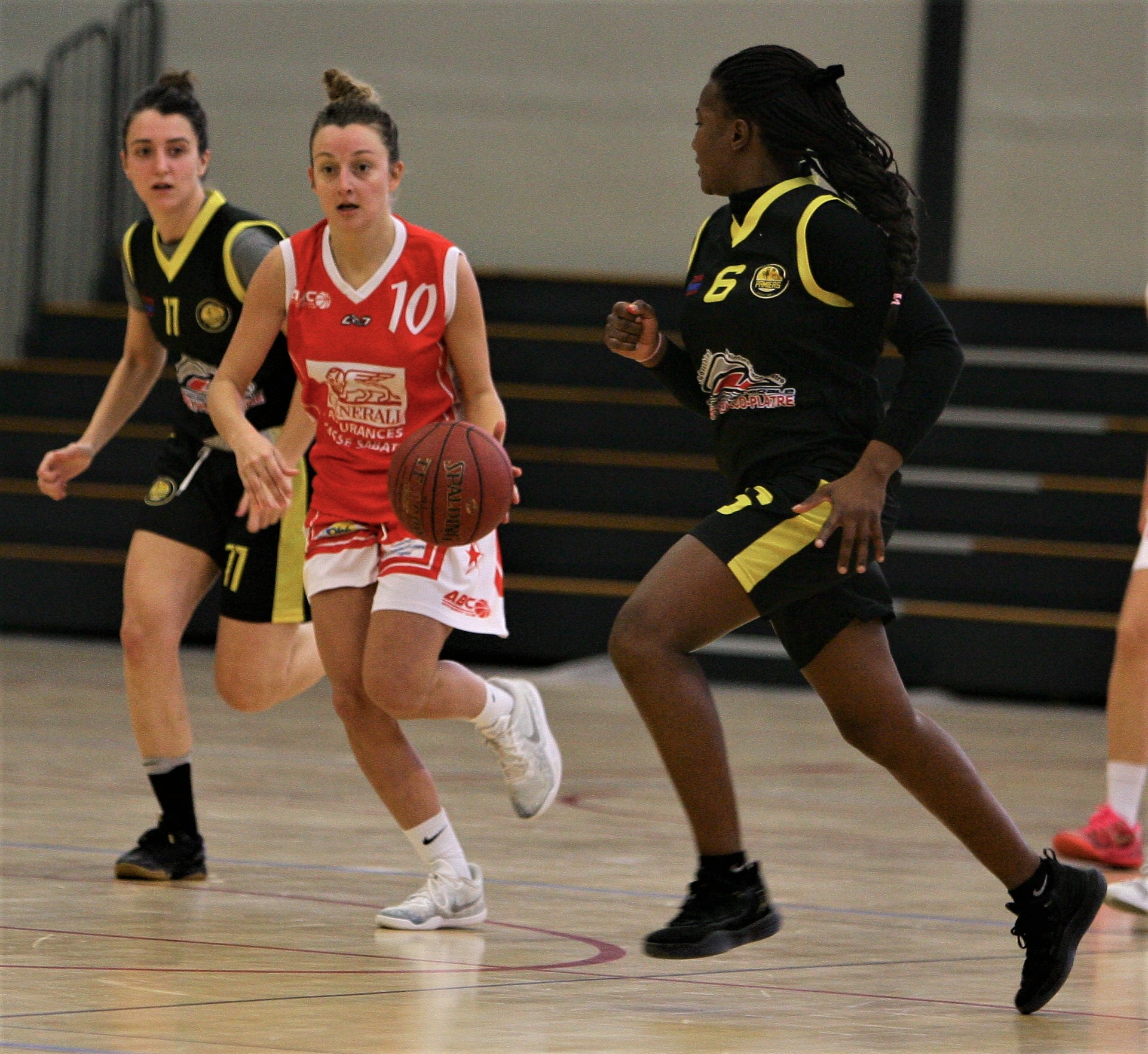 Lucie Baumgarth, ici lors du match ABC - Pamiers.