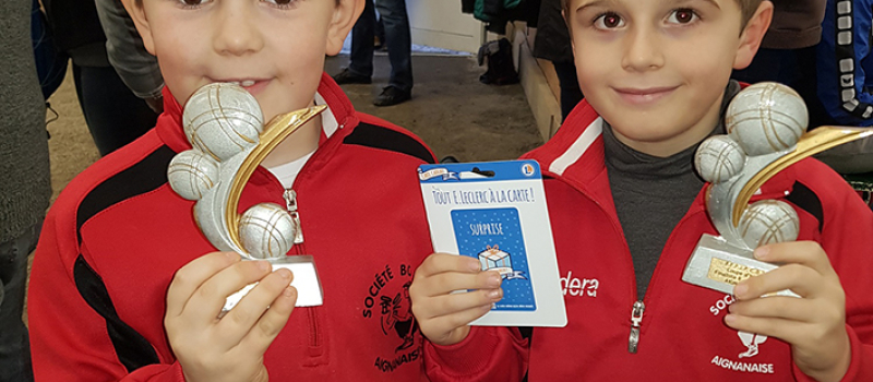 Pétanque tournoi des jeunes coupe d'hiver