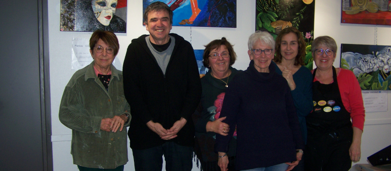L'Atelier de peinture de l'Isle-Jourdain expose à l'Office de Tourisme de la Gascogne Toulousaine