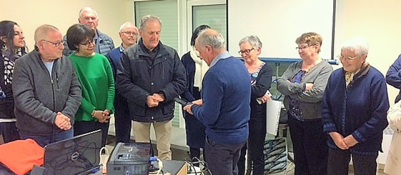 Jo Muniente à l'honneur pour ses années de bénévolat 
