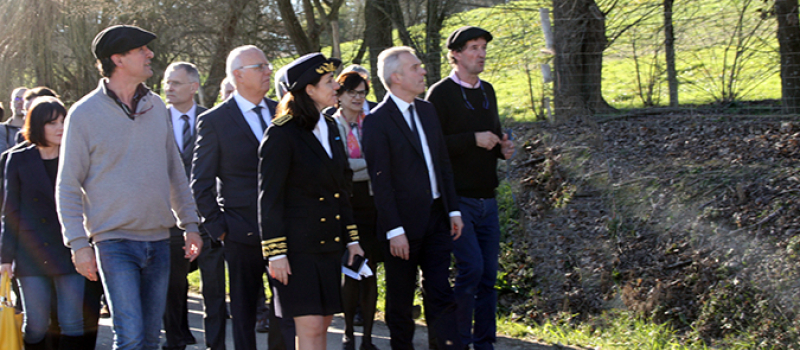 Le ministre de l'écologie en visite dans le Gers