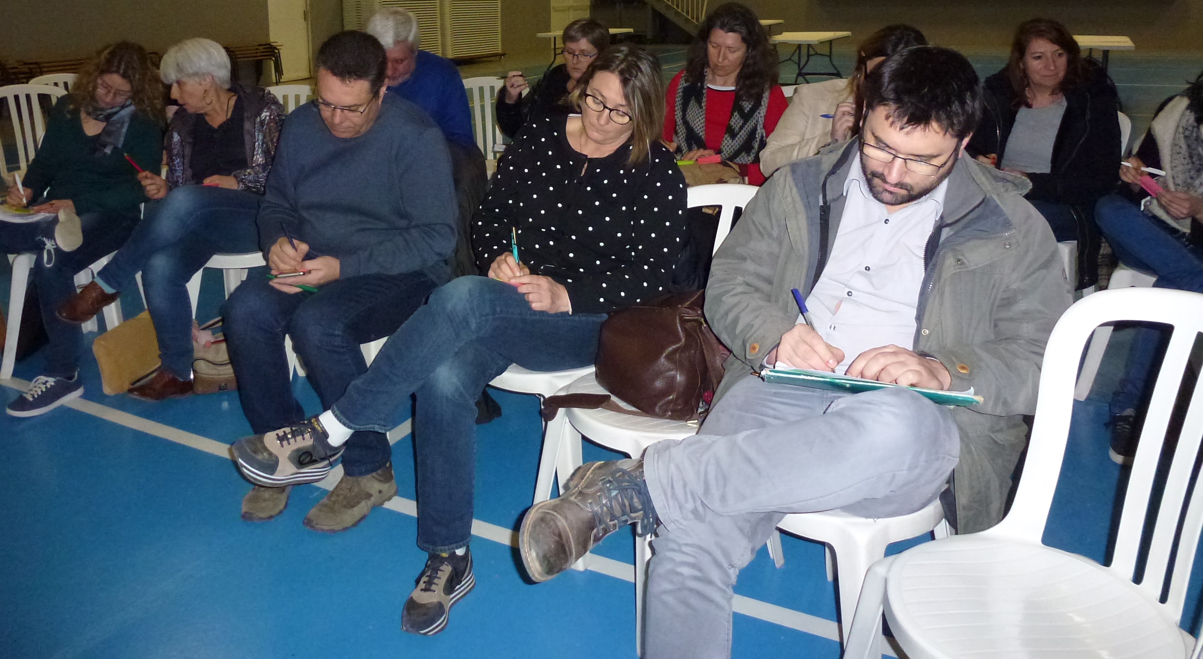 Le travail de brainstorming commence.