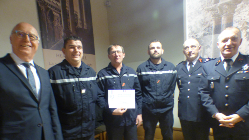 Les pompiers de Marciac ont fêté samedi Sainte Barbe