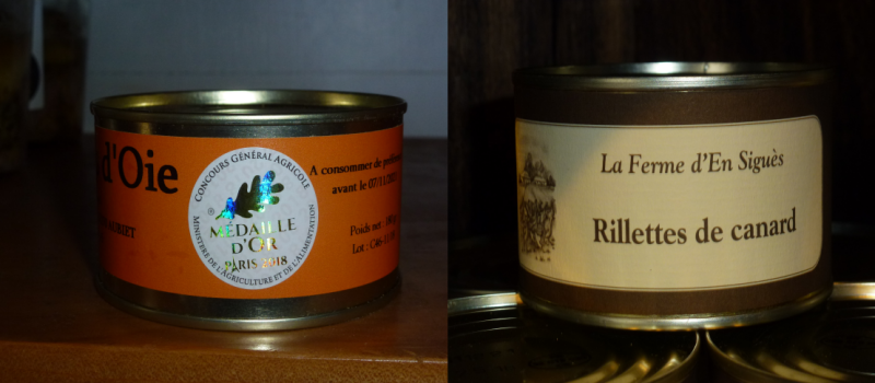 Les rillettes aussi pour des repas de fêtes.
