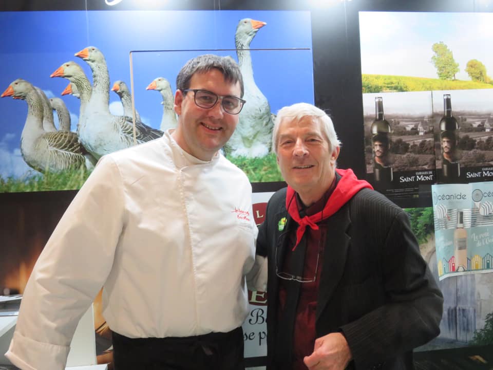 Le chef Eric Maupas et Pierre Buffo 