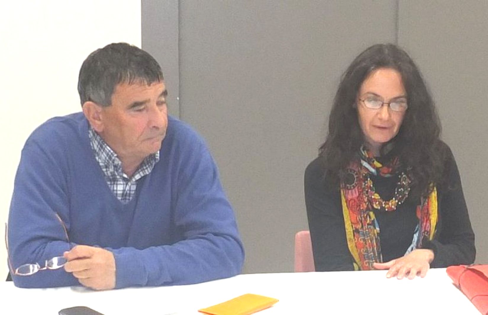 Les deux coprésidents Christelle Thiriet et Bernard Delor - Photo DR