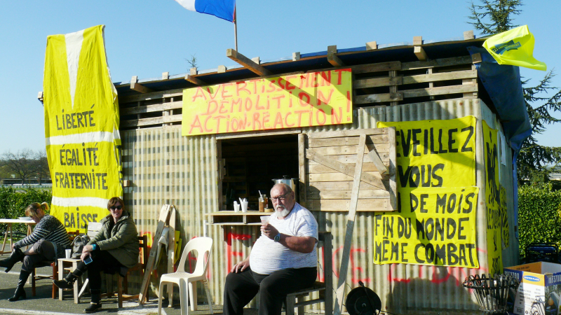 "La Maison citoyenne" des Gilets Jaunes gersois menacée de démolition