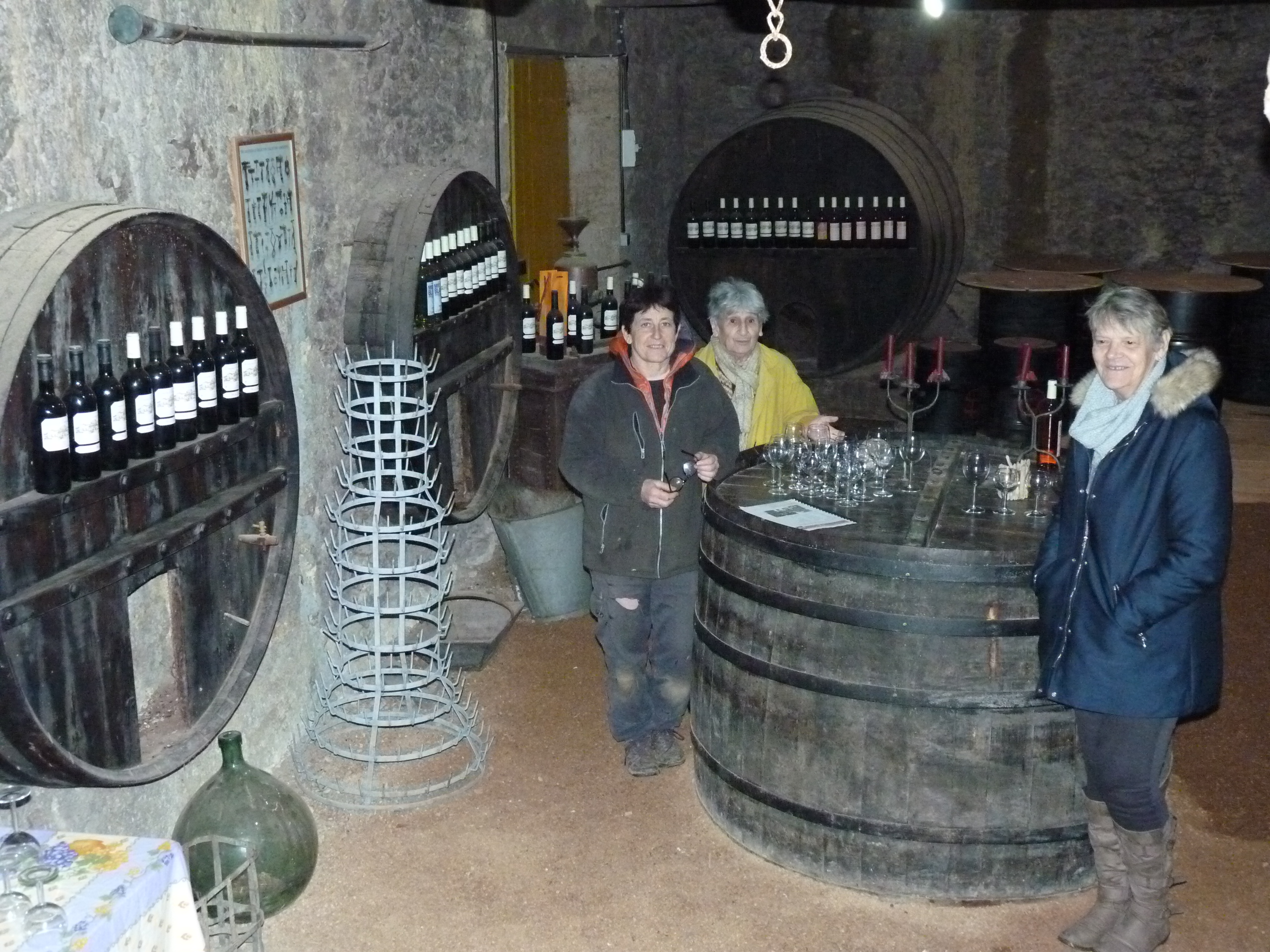 Le chais du Domaine d'Empeyron à Préchac
