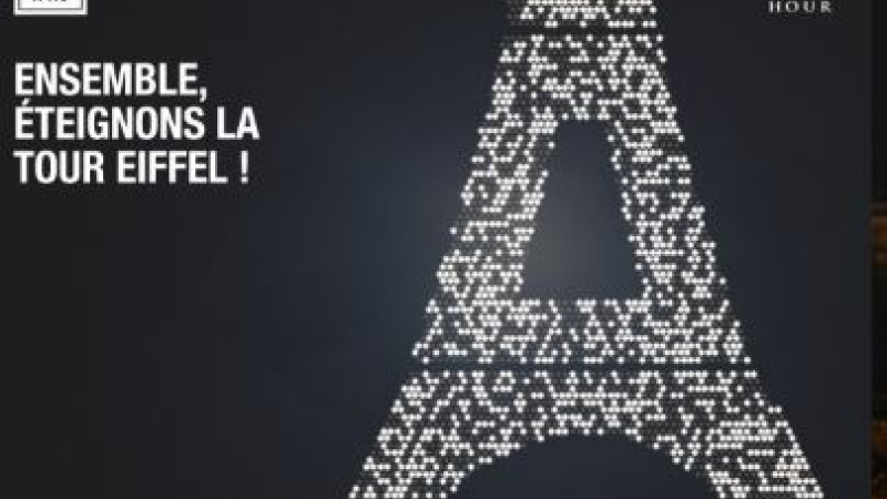 Philippe Martin appuiera sur le bouton pour éteindre la tour Eiffel 
