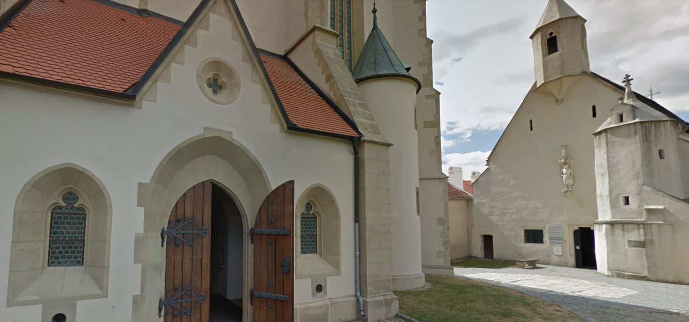 Znojmo, Moravie du Sud - Street View Juin 2017.