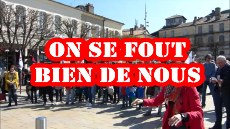 Les enseignants en colère.