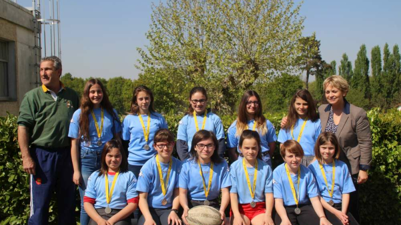 Médaille de bronze pour les benjamines
