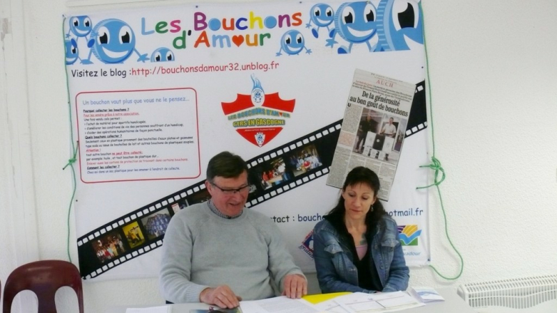 Les bouchons d'Amour font appel au bénévolat