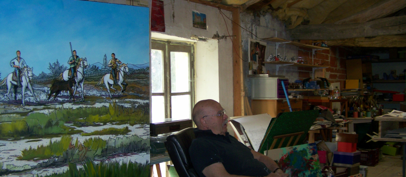 Liberté picturale et éclats de lumière, tel est l'univers de Jmbey, artiste peintre