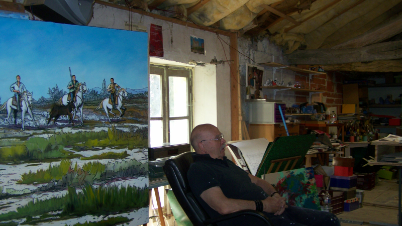 Liberté picturale et éclats de lumière, tel est l'univers de Jmbey, artiste peintre