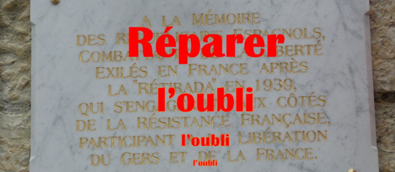 réparer l'oubli