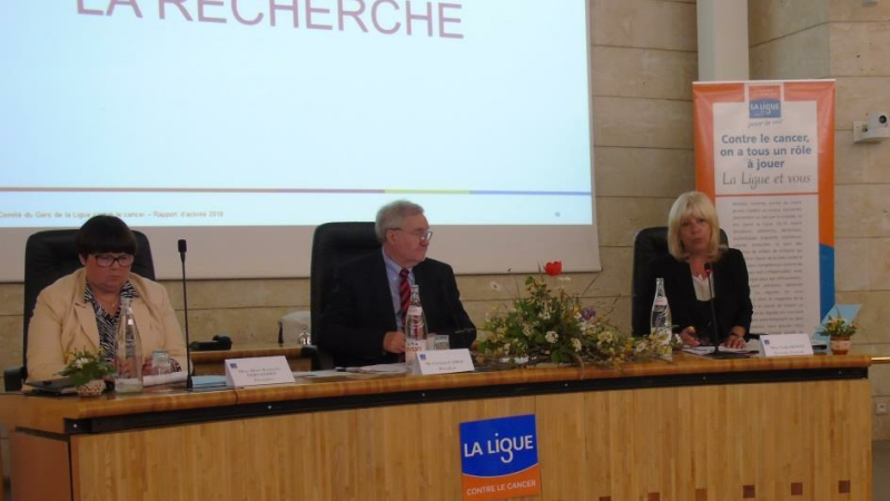 Le Comité du GERS de la Ligue contre le cancer en Assemblée Générale