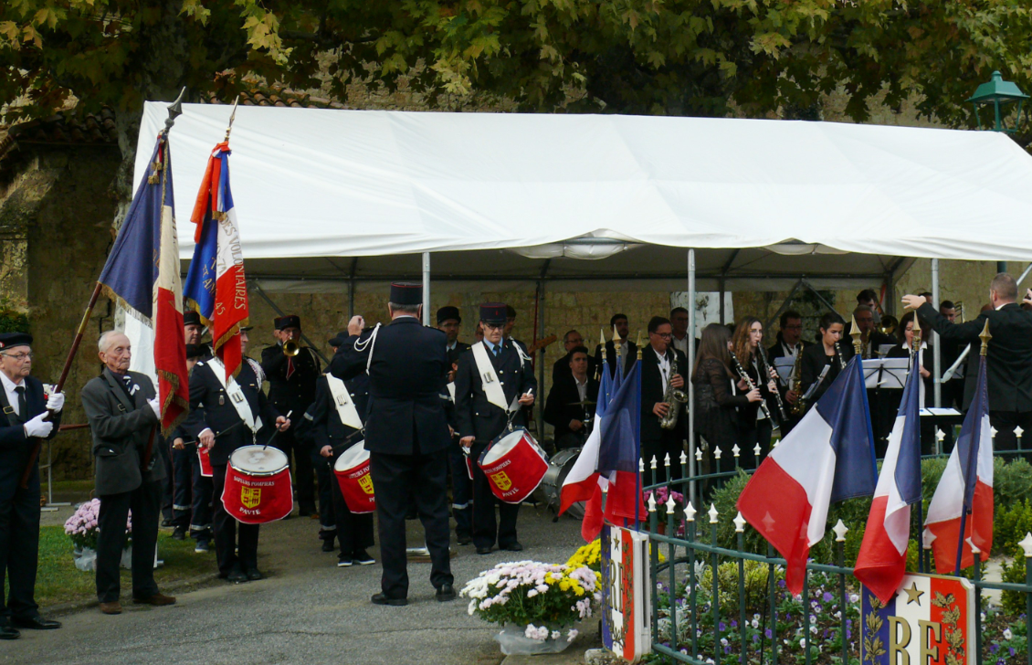 La cérémonie du 11 novembre 2018 à Pavie - Photo DR