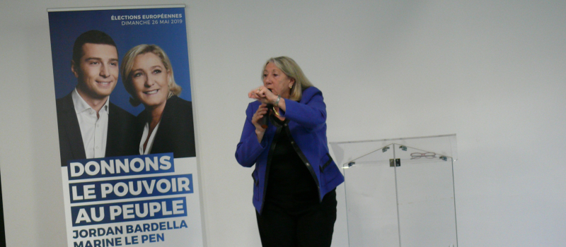 Elections Européennes : les antifascistes perturbent la réunion publique du Rassemblement National