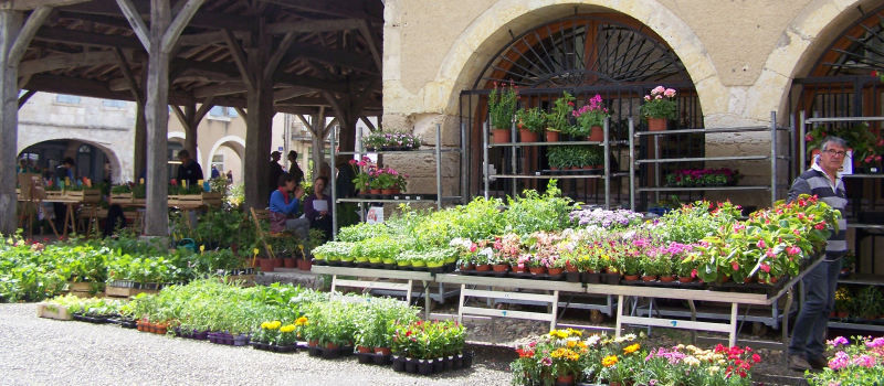 Floralies et vide-grenier à Saint-Clar