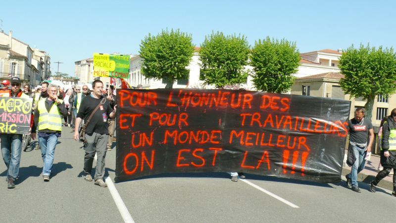 Ce sont 700 personnes qui ont participé à la manifestation du 1er mai