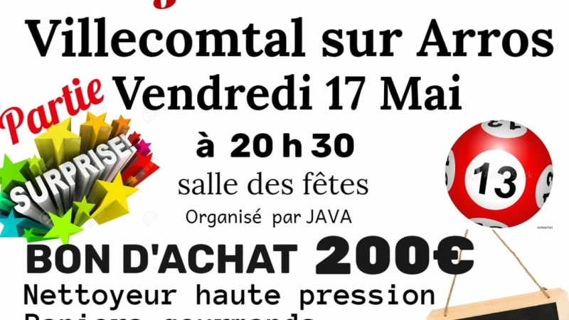 Loto de l'association JAVA