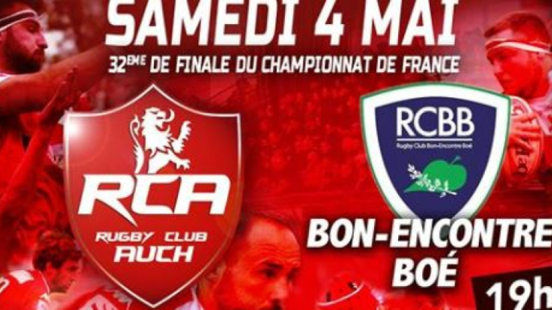 Fédérale 3 : Le RC Auch en position favorable pour accéder aux 16èmes de finale 