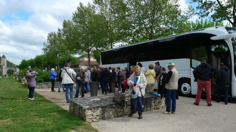 Voyage à Cahors pour le club des randonneurs