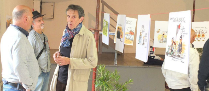 Le caricaturiste de Charlie Hebdo, Loïc Faujour, a dévoilé quelques unes de ses œuvres