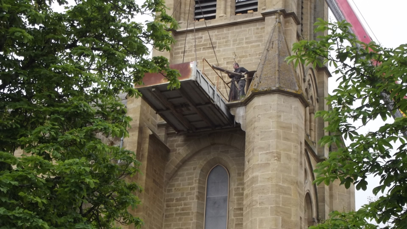 Poursuite des travaux à l'église