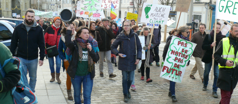 Les lycéens auscitains appellent à la grève mondiale pour le climat, le 24 mai 