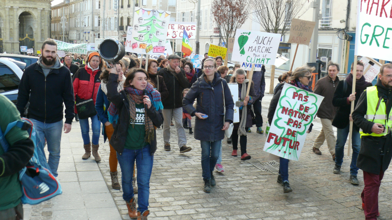 Les lycéens auscitains appellent à la grève mondiale pour le climat, le 24 mai 