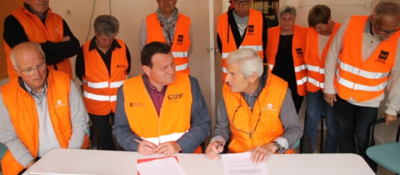 Convention de partenariat entre GRDF et la Banque Alimentaire du Gers