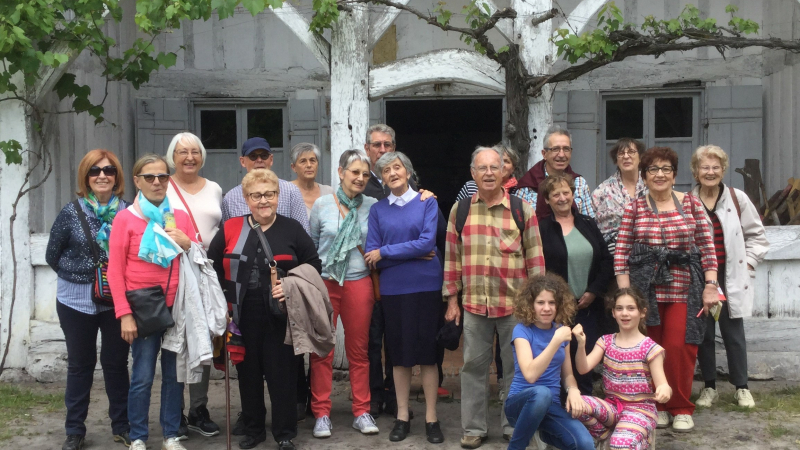Sortie à Sabres pour l'association France Alzheimer