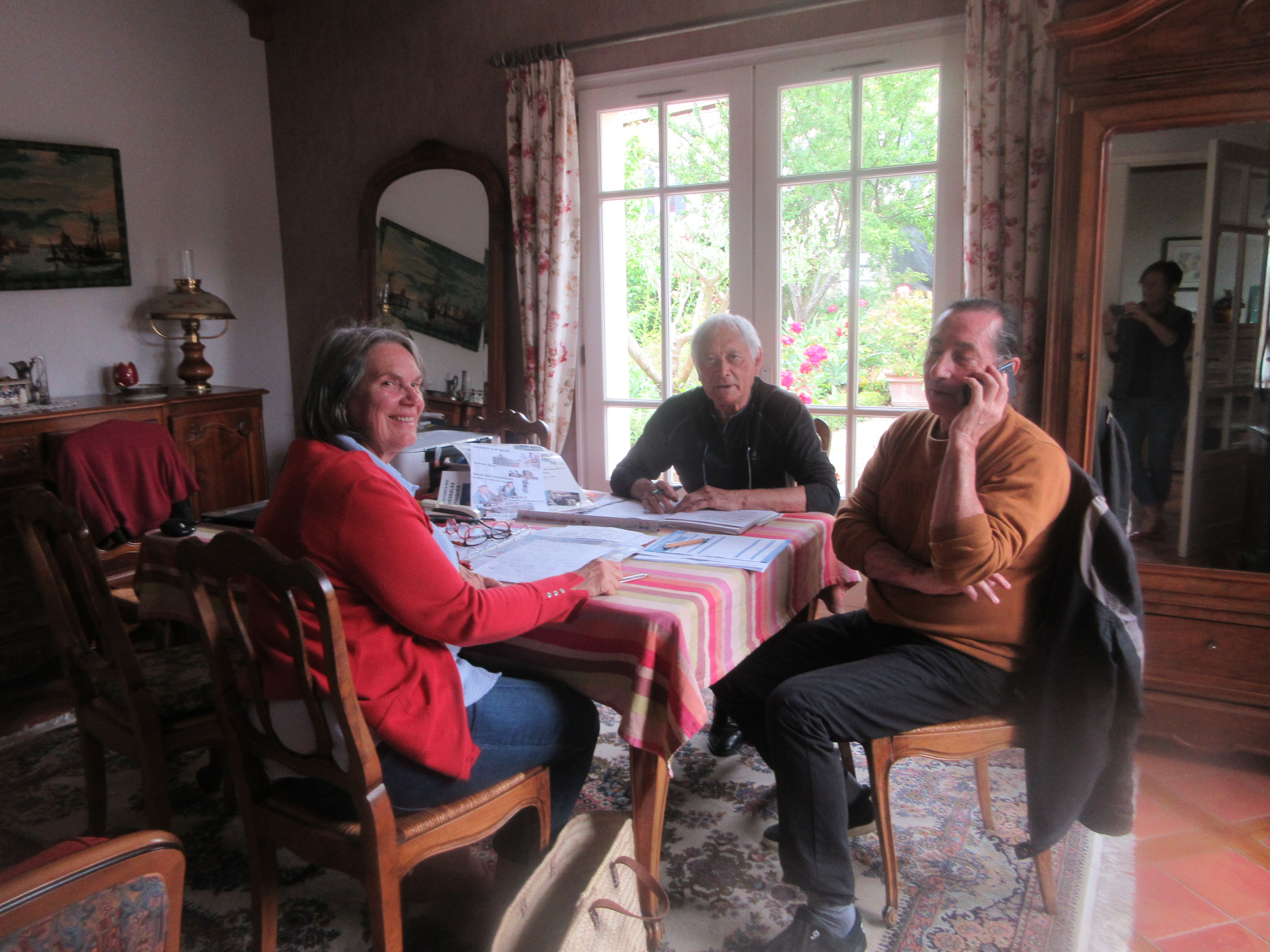 L'équipe qui a travaillé à la rédaction du projet.