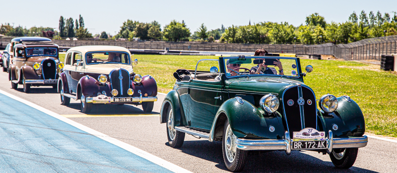 Le rallye «Gers» du Club Hotchkiss s’arrête à Nogaro… 