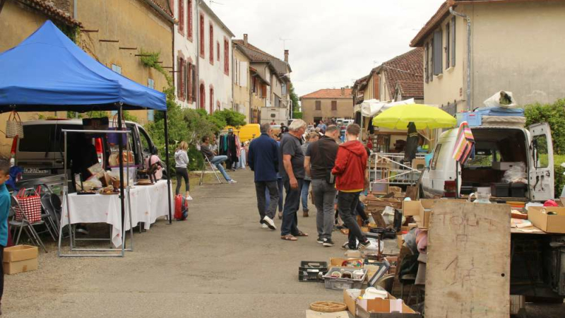 Plus de 100 exposants au vide-greniers