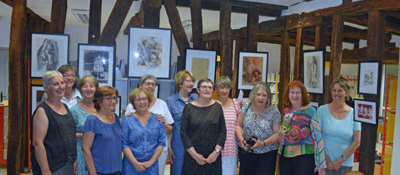 Vernissage de l'exposition des ateliers d'AMAGe