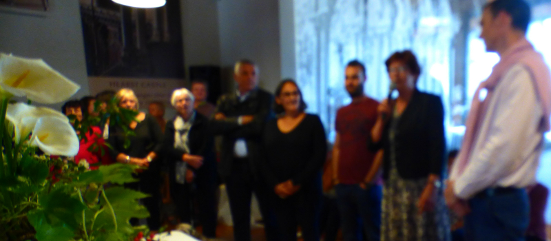 L'inauguration du salon du dessin de presse