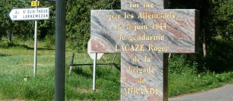 Soixante-quinze ans après, le village de  Moncassin n'a pas oublié. 