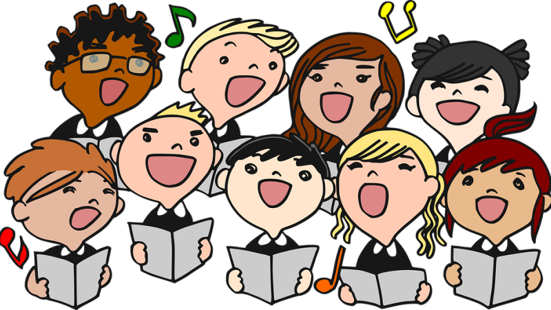 La fête de la musique avec les chorales de l'école publique Rouget de Lisle