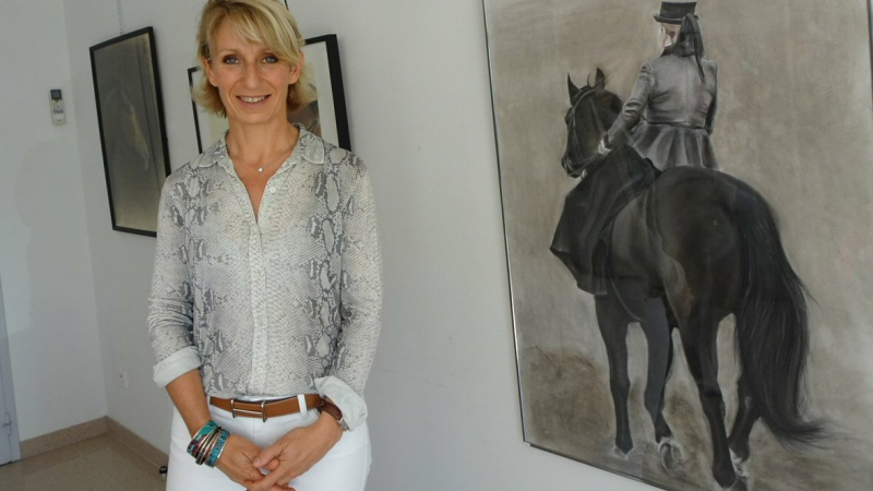 Sophie Dardenne, peintre animalier, expose à la médiathèque 