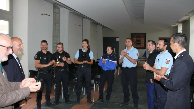 Les gendarmes remerciés