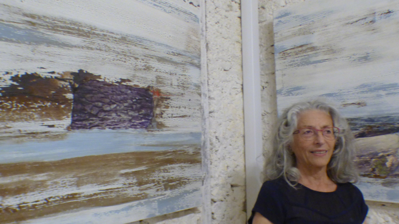 A l'Âne bleu, Josette Marie Lorho et Christian Piot exposent leurs œuvres