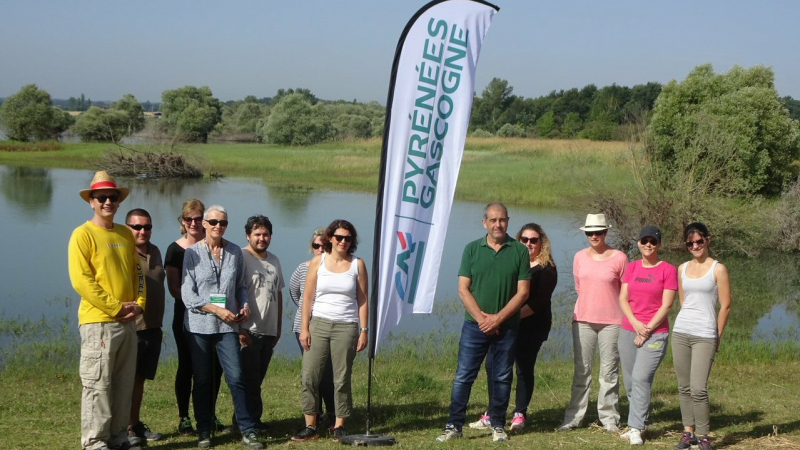 Le lac de l'Astarac, retenu pour l'opération Solidarité Territoires du Crédit Agricole Pyrénées-Gascogne