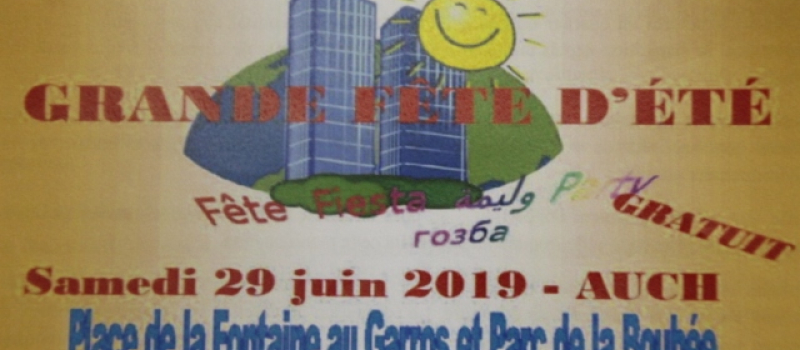 Grande Fête d'Été : Place de la Fontaine au Garros et Parc de la Boubée