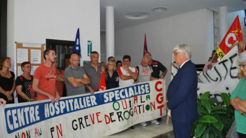 Les élus du Conseil départemental solidaires de l’intersyndicale CGT-FO du Centre Hospitalier du Gers