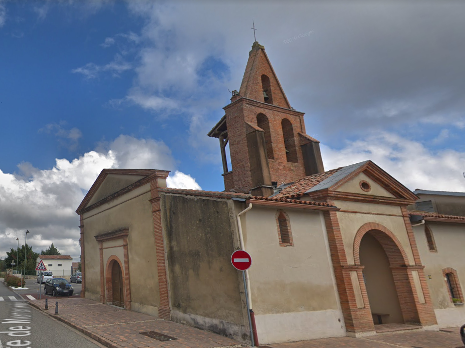 L'églisede Pjaudran - Street View octobre 2018